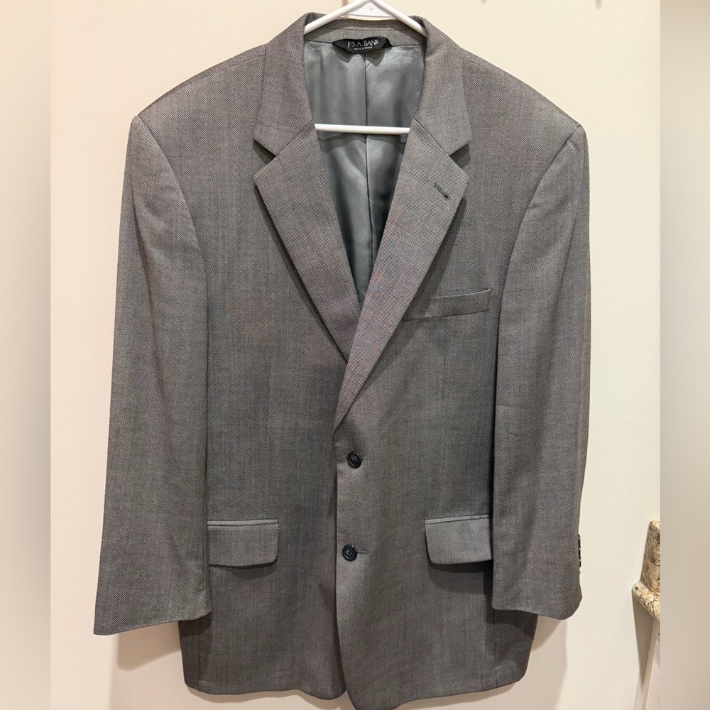 Jos A Bank Signature Collection 100% Wool Sports Coat Blazer Jacket Men’s Sz 46R